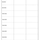 Wochenübersicht: Regelmäßige Angebote und Aktivitäten. Spalten für Montag und Dienstag. Zeiträume: 6 bis 22 Uhr.