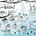 „A wonderful world of Starkitties!“ ist in verspielter Schrift auf einer Illustration mit fantasievollen Katzen abgebildet.