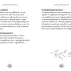 GO WILD IN A CORNER: Ungepflegte Gartenbereiche bieten Lebensräume für Insekten und Igel. GROW A WILDFLOWER PATCH: Wildblumen sind Futterquellen. THINK BEYOND THE FENCE: Schaffen Sie igelfreundliche Gärtenetzwerke mit Nachbarn.