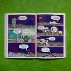 Comic mit Katzen im Weltraumdialog:
- "Mission Control, we are on the moon."
- "Do you think aliens are real, Pom Pom?"