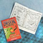 Titel: "How to Train Your Dragon School: Fight of the Flamestrike". Illustration einer Karte.