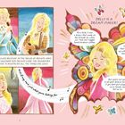 Illustration mit einer Frau, umgeben von Schmetterlingen. Texte: "Dolly is a dream maker!", Details zu Träumen und Kindheit.