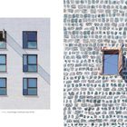 Links: Sechs Fenster in London, England. Rechts: Ein Fenster in Ammar Brygga, Gävleborg County, Schweden.