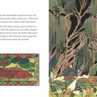 Text: "Yet every day the townsfolk crossed the river... Leina felt particularly shy around." 
Illustration: Ruderboot mit Menschen, Baum, Pflanzen.