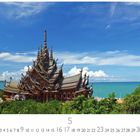 Text: "Pattaya", "5", "CASARES EDITION". Ein kunstvolles Gebäude am Meer unter blauem Himmel mit einzelnen Wolken.