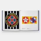 "The American Stock Company", "USA", "CENT", "1963". Links ein Logo mit Dollarsymbolen, rechts zwei bunte Designs.