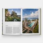 San Spirito. Rees Roberts + Partners | Lopud, Croatia | 2015. Links: Steinhaus und Garten, rechts: Ruinen und Pool mit Meerblick.