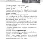 Auf dem Text steht: „2B NOTTE IN GIRO PER LA CITTÀ. Arrivate da p. 25 o p. 29.“ Darunter folgen Absätze eines Dialogs.