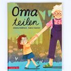 "Oma teilen" von Johanna Lindemann, Andrea Stegmaier. Illustration zeigt ein Kind, das eine ältere Person an der Hand hält.