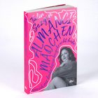 „Tülin Sezgin ALMANCI MÄDCHEN wie ich mir deutschsein beigebracht habe“. Rosa Buchcover, Foto einer Frau.