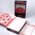 "Wenn wird sie retten, wenn ihre Zeit abläuft? STARCHASER R.M. GRAY dtv". Ein dekoratives, rotes Buchcover.