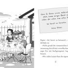 „Wenn du deinen Cousin wiedersehen willst, komm morgen Abend um sieben Uhr allein zum alten Pier. Sei bereit zu heiraten. Keine Polizei.“

Vier Frauen sitzen an einem Tisch im Freien, sie sprechen und haben Eisbecher vor sich.