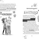 Seite 81. Text: "Katastrophe!", "Seid ihr verknallt?". Illustration: Ein Mädchen löst eine Girlande, daneben ein Junge.