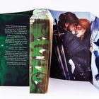 Text beschreibt eine Szene zwischen Wilder Hawthorne und Thea. Illustration: Zwei Personen in inniger Umarmung. Winterliches Hintergrund.