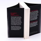 "DU DARFST NICHT EINSCHLAFEN!" Alysee wacht auf, Vater tot. Buch mit schwarzer Rückseite, rotem Text. Autoreninfos: Annika Strauss, Sebastian Fitzek.