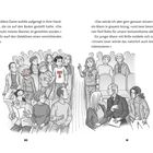 Texte: 
»Die Taschenuhr meines Mannes ist gestohlen worden.«

Szene: 
Personen in einem Kinosaal schauen erschrocken, jemand zeigt aufgeregt auf.