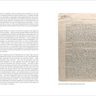 Seite 100 bis 101, Überschrift "Hugo Falkenstein". Links Fließtext, rechts ein alter getippter Brief mit Datum 24. Febr. 1945.