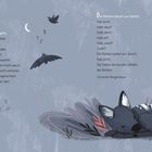Texte beschreiben Nachtgebete. Links schläft ein Rehkitz, umgeben von Blättern und einem Halbmond.