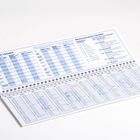 Schulferien 2027 in Deutschland, Feiertage 2027. Tabelle mit Daten für Bundesländer und Feiertage. Kalender mit Spiralbindung.