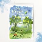 „Sie flogen einen Sommer lang“ von Penelope Farmer, illustriert von Barbara Yelin. Zwei Kinder spielen fröhlich in einer grünen Landschaft.