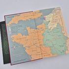 Karte von Nordwesteuropa um 1200 mit farbigen Gebieten und Legende für politische Einflüsse; Kompassrose unten links.