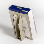 Blauer Buchrücken mit gelber Schrift: "Der richtige Zeitpunkt 2027, südwest verlag". Buch in ungewöhnlicher Form.