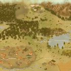 "Foxbridge Forest" ist zentral, darüber "Valley of the First Choice". Rechts "Klamath-Mountains". Karte mit Dörfern und Landschaften.