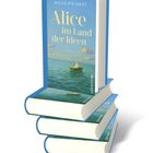„Alice im Land der Ideen“ von Roger Pol Droit. Ein kleines Boot auf einem großen, blauen Meer.