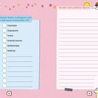 Zwei Spalten: Links mit Ausflugszielen von "Abenteuerspielplatz" bis "Schloss", rechts eine Liste unter "So sieht mein perfekter Tag aus".