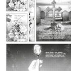 Auf einem Friedhof mit Grabsteinen hält eine Hand eine Rose; Texte beschreiben Vernunft, Verlust und Erinnerung an Verstorbene.