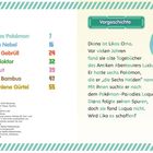 Inhalt: Neugieriges Pokémon 7, Ein Lied im Nebel 16, Wütendes Gebrüll 24, Der Walddoktor 32, Feurige Wut 39, Gefahr im Bambus 47, Der gestohlene Gürtel 55.  
Vorgeschichte: Diana ist Likos Oma. Vor vielen Jahren fand sie alte Tagebücher des antiken Abenteurers Lucius. Er hatte sechs Pokémon, die er „die Sechs Helden“ nannte. Mit ihnen suchte er nach dem Pokémon-Paradies Laqua. Diana folgte seinen Spuren, doch sie fand Laqua nicht. Wird Liko es schaffen?  
Illustration: Eine Frau mit blauer Mütze und Jacke.