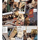 Texte heben historische Ereignisse hervor, wie Israels Unabhängigkeit und Eisenhowers Amtseinführung. Illustrationen zeigen eine Frau, die an diesen Ereignissen teilnimmt.
