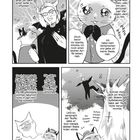 Manga-Seite über einen schlauen Kater und den Teufel. Der Kater trickst den Teufel aus und rettet seine Seele mehrfach.