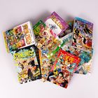 Texte: "One Piece", "Eiichiro Oda", "Carlsen Manga!" Mehrere bunte Manga-Cover mit Figuren und Abenteuerszenen.