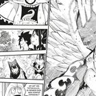 „Er hat ihn tatsächlich... in seinem eigenen Körper versiegelt...?!“ Mehrere Figuren mit überraschten Gesichtern. Manga-Stil.