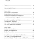 Inhalt: Vorwort 9, Stefan Zweig 13, Gustav Mahler: Eingaben und Briefe, Erwin Ratz 40, Moritz Rosenthal 54, Briefe an Birrenkoven 72.