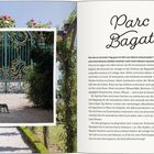 Parc de Bagatelle: Beschreibung eines eleganten, historischen Gartens in Paris mit Katzen, Rosen und architektonischen Details.