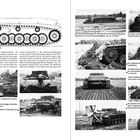 Panzerkampfwagen VK 3001 (H): Fotos und Zeichnung zeigen den Panzer beim Vorwärtsschieben von Erdreich. Texte beschreiben Details.