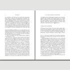 Seitenzahlen: 2 links, 3 rechts. Überschrift links: "DE NONNO", rechts: "VITA E OPERE. AMBIENTE E COMPOSIZIONE". Text in Blockschrift, zwei Seiten.