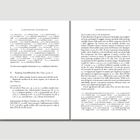 Linke Seite: Text über lateinische Begriffe und Manuskripte, inklusive bibliographischer Details.  
Rechte Seite: Diskussion über die Merkmale von Textzeugen und Manuskriptbesonderheiten.