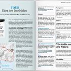 "TOUR Über den Inselrücken", Wanderung von Póthia nach Vathi. Start: Póthia, Ziel: Vathi. Länge: ca. 6 km. Dauer: ca. 2,5 Std. Links eine Karte.