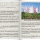 Stupor Mundi – das Staunen der Welt. Die Rätsel um Castel del Monte sind bis heute nicht gelöst.

Links Text über Friedrich II. Rechts Foto einer Burg in Landschaft. Seiten 340/341.