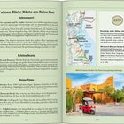"Zur Herrin des Türkis-Landes," Route mit Start "Abu Zenima," Dauer "2 Tage." Karte zeigt Strecke und wichtige Punkte.