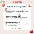 "Winterliche Bewegungsgeschichte. 24 Yoga-Asanas. Vorlesen & Mitmachen. Advents-Yoga mit WichteLina. Zauberhaftes Abenteuer."