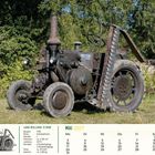 LANZ BULLDOG D 3508, Mai 2027. Bild eines alten Traktors auf einer Wiese mit Kalender unten.