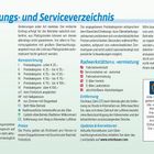 Übernachtungs- und Serviceverzeichnis mit Kategorien, Preiskategorisierung, Fahrradwerkstättenliste, Logo "bett+bike".