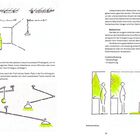 „Deckenanschluss“, Beschreibung und Skizzen über kreative Beleuchtungslösungen für bewegliche Tische; Badfunktion Pflege/Entspannung.