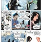 Texte: "Okay, komm mit, Jimmy!", "Mr. Whites Wahlkampf...", "Superwoman?", "BINGO."

Eine gezeichnete Szene im Büro mit Figuren im Gespräch.