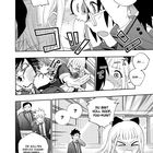 Comic mit Jugendlichen in Schuluniformen; Dialoge: "Hast du etwas Fieber?", "Du bist voll doof, Yuu-kun!" Emotionen wechseln schnell.