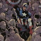 Text: "Nicht, solange ich noch lebe!" Unten: "Und endlich ergibt jetzt alles Sinn." Ein Held hebt seinen Schild.